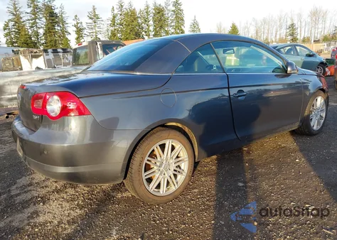 2007 Volkswagen Eos 2.0T from USA, damaged, VIN WVWDA71F67V041434